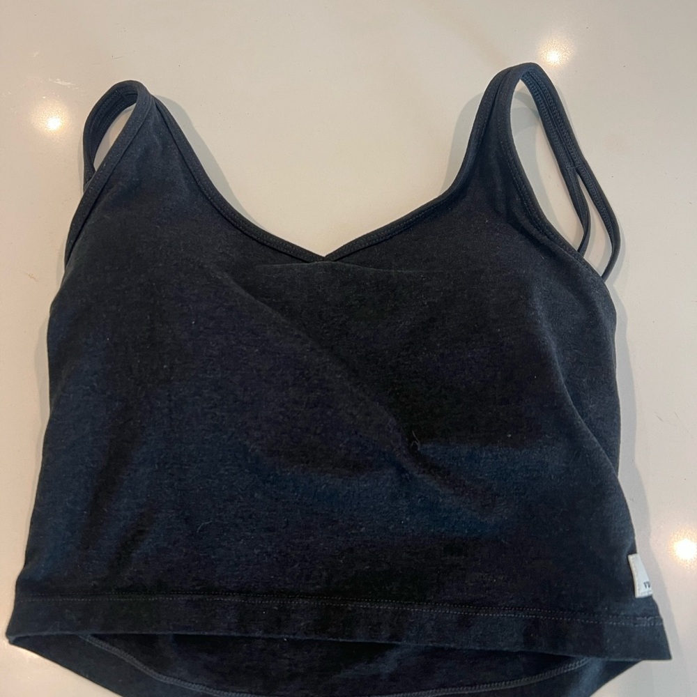 Vuori Black Seamless Comfort Bra
